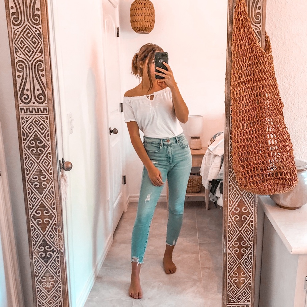Off the shoulder top